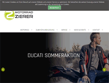 Tablet Screenshot of motobike-center.de